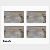 Leuchtturm in Cascais Portugal Rechteckiger Aufkleber (Blatt)