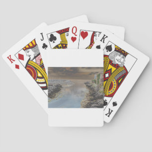 Leuchtturm in Cascais Portugal Spielkarten