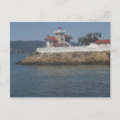 Leuchtturm in der Bucht von San Francisco Postkarte (Vorderseite)