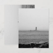 Leuchtturm in der Ferne Postkarte (Vorne/Hinten)