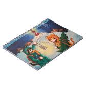 Leuchtturm in der Nacht Notizblock (Linke Seite)