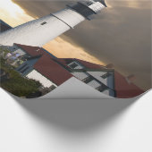 Leuchtturm in einem Sturm Geschenkpapier (Ecke)