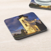 Leuchtturm in Escanaba - UP Michigan Untersetzer (Linke Seite)