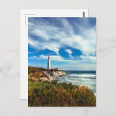 Leuchtturm in Gaspé, Quebec - Reisefotografie Postkarte (Vorne/Hinten)