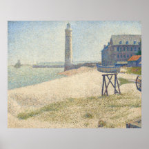 Leuchtturm in Honfleur - Georges Seurat Fine Art