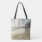 Leuchtturm in Honfleur Tasche (Rückseite)