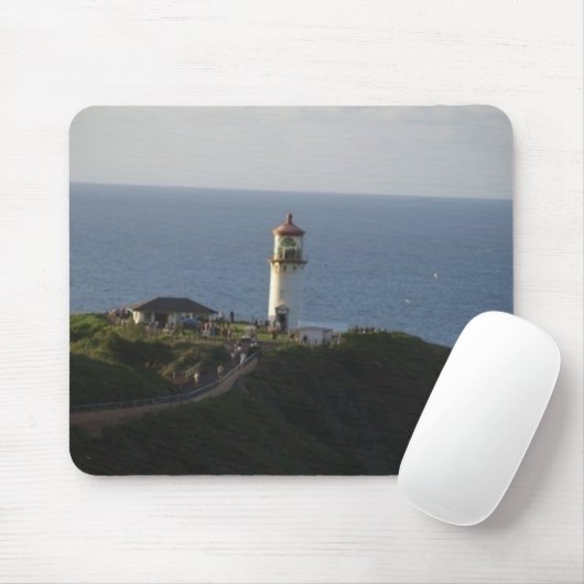 Leuchtturm in Kilauea Point Mousepad (Mit Mouse)