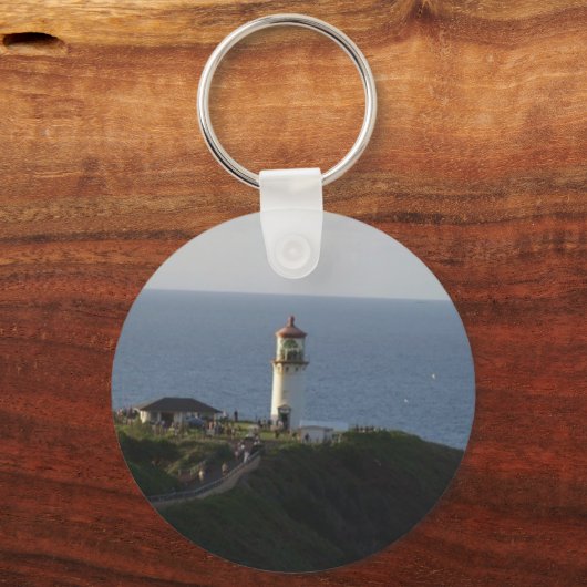 Leuchtturm in Kilauea Point Schlüsselanhänger (Vorderseite)