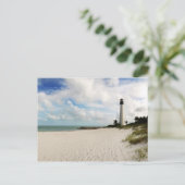 Leuchtturm in Miami - Postkarte (Stehend Vorderseite)