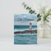 Leuchtturm in Nassau Die Bahamas Postkarte (Stehend Vorderseite)