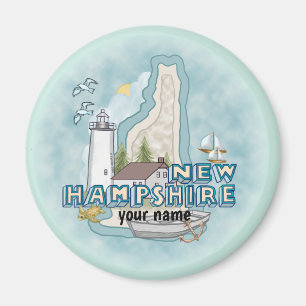 Leuchtturm in New Hampshire, individuelles Magnet