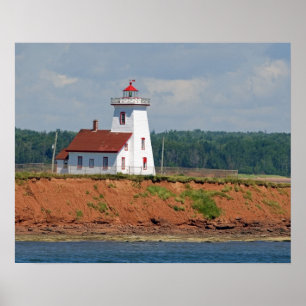 Leuchtturm in Nordumberland am Prinz Edward Poster