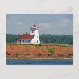 Leuchtturm in Nordumberland am Prinz Edward Postkarte