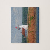 Leuchtturm in Nordumberland am Prinz Edward Puzzle (Vertikal)