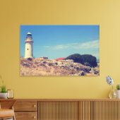 Leuchtturm in Paphos Leinwanddruck (Insitu (Wohnzimmer))