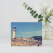 Leuchtturm in Paphos Postkarte (Stehend Vorderseite)