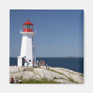 Leuchtturm in Peggy's Cove, Nova Scotia, Kanada. Magnet