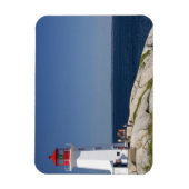 Leuchtturm in Peggy's Cove, Nova Scotia, Kanada. Magnet (Vertikal)