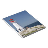 Leuchtturm in Peggy's Cove, Nova Scotia, Kanada. Notizblock (angewinkelt)