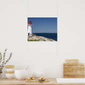 Leuchtturm in Peggy's Cove, Nova Scotia, Kanada. Poster (Küche)