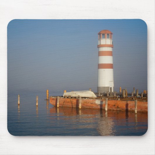 Leuchtturm in Podersdorf Mousepad (Vorne)