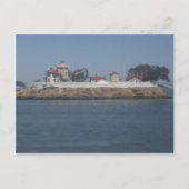 Leuchtturm in San Francisco Bay Postkarte (Vorderseite)