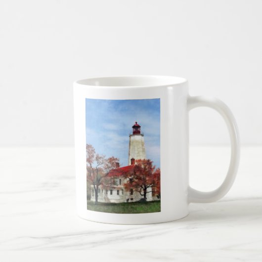 Leuchtturm in Sandy Hook Kaffeetasse (Rechts)