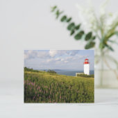 Leuchtturm in St. Martins, New Brunswick, Postkarte (Stehend Vorderseite)