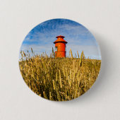 Leuchtturm in Stykisholmur, Island Button (Vorderseite)