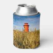 Leuchtturm in Stykisholmur, Island Dosenkühler (Kanne Vorderseite)