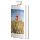 Leuchtturm in Stykisholmur, Island Flachmann (Links)