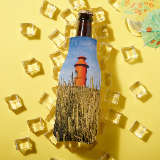 Leuchtturm in Stykisholmur, Island Flaschenkühler (In Situ Sommer)