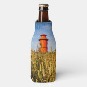 Leuchtturm in Stykisholmur, Island Flaschenkühler (Flaschenvorderseite)