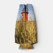 Leuchtturm in Stykisholmur, Island Flaschenkühler (Rückseite)