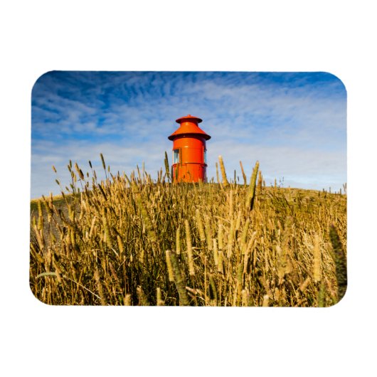 Leuchtturm in Stykisholmur, Island Magnet (Horizontal)