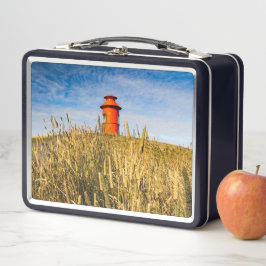 Leuchtturm in Stykisholmur, Island Metall Brotdose