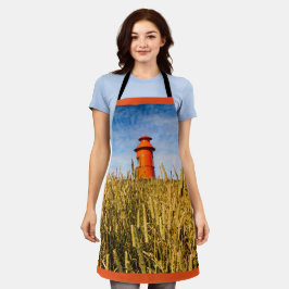 Leuchtturm in Stykisholmur, Island Schürze