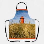 Leuchtturm in Stykisholmur, Island Schürze (Vorderseite)