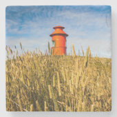 Leuchtturm in Stykisholmur, Island Steinuntersetzer (Vorderseite)