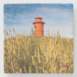 Leuchtturm in Stykisholmur, Island Steinuntersetzer