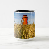 Leuchtturm in Stykisholmur, Island Tasse (Zentrum)