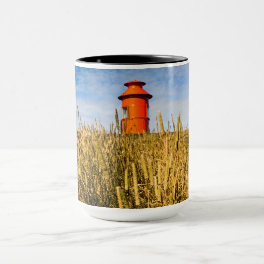 Leuchtturm in Stykisholmur, Island Tasse (Zentrum)