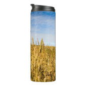 Leuchtturm in Stykisholmur, Island Thermosbecher (Nach rechts gedreht)