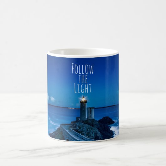 Leuchtturm in Twilight Kaffeetasse (Mittel)