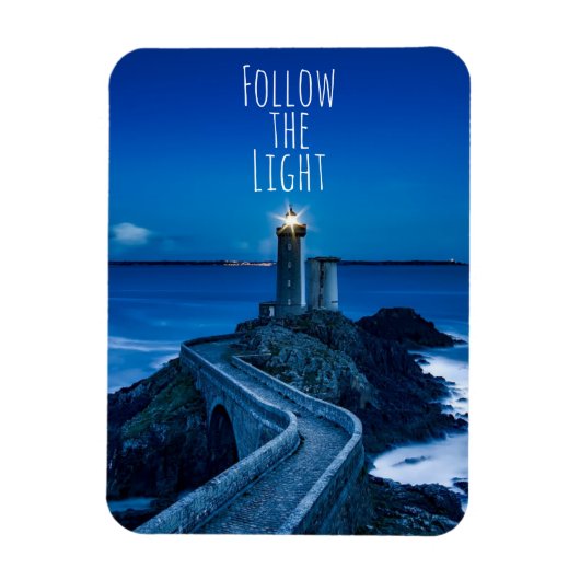 Leuchtturm in Twilight Magnet (Vertikal)