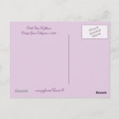 Leuchtturm in Twilight Postkarte (Rückseite)