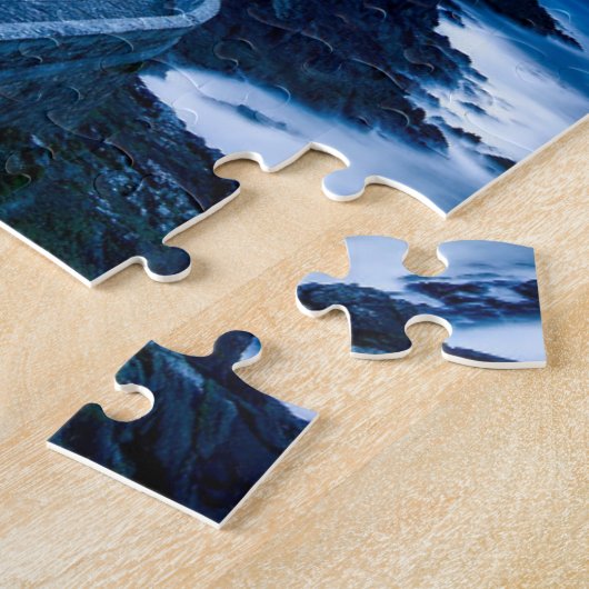 Leuchtturm in Twilight Puzzle (Seite)