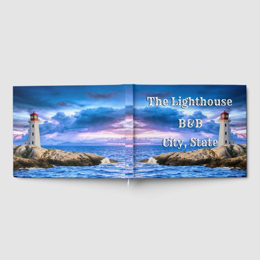 Leuchtturm individuell anpassbar - Gästebuch (Voll)