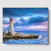 Leuchtturm individuell anpassbar - Gästebuch (Rückseite)