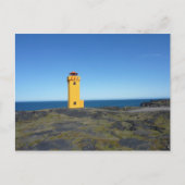 Leuchtturm Island Postkarte (Vorderseite)